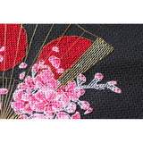 Counted Cross stitch kit Fan DIY Unprinted canvas - DIY-craftkits