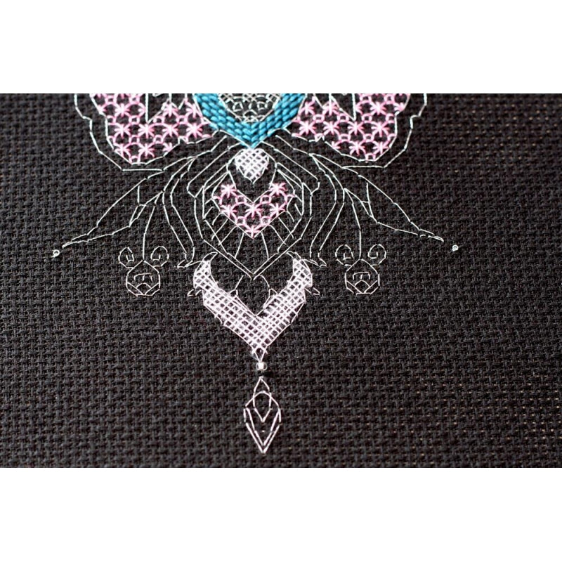 Counted Cross stitch kit Butterfly DIY Unprinted canvas - DIY-craftkits