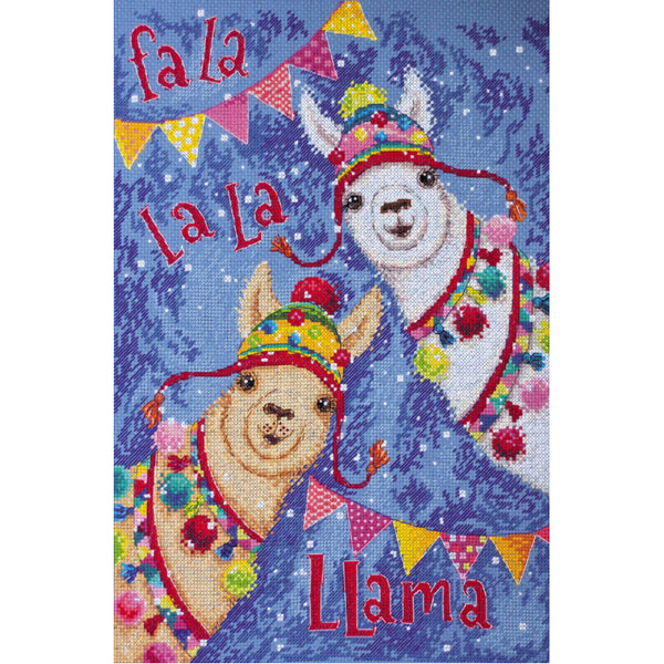 Counted Cross stitch kit Llama DIY Unprinted canvas - DIY-craftkits