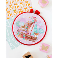 Counted Cross stitch kit Under sail DIY Unprinted canvas - DIY-craftkits