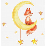 Counted Cross stitch kit Fox Luca-S DIY Unprinted canvas - DIY-craftkits