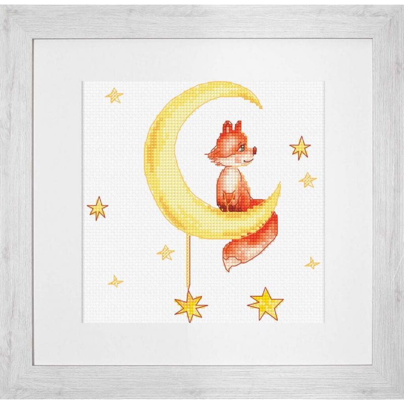 Counted Cross stitch kit Fox Luca-S DIY Unprinted canvas - DIY-craftkits