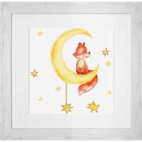 Counted Cross stitch kit Fox Luca-S DIY Unprinted canvas - DIY-craftkits