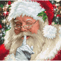 Counted Cross stitch kit Santa Claus Luca-S DIY Unprinted canvas - DIY-craftkits