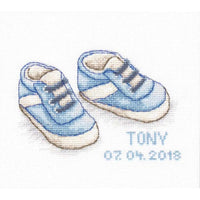 Counted Cross stitch kit Baby boy Luca-S DIY Unprinted canvas - DIY-craftkits