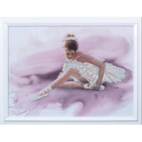 Bead embroidery kit Ballerina DIY Beadwork Beading Bead stitching - DIY-craftkits