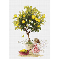 Counted Cross stitch kit Lemons Luca-S DIY Unprinted canvas - DIY-craftkits