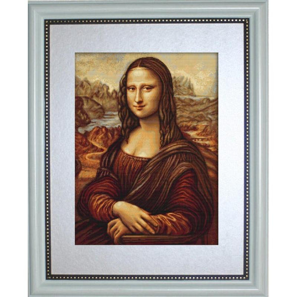 Counted Cross stitch kit Mona Lisa Luca-S DIY Unprinted canvas - DIY-craftkits