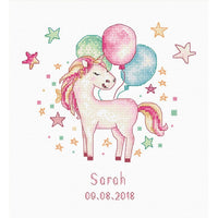 Counted Cross stitch kit Unicorn Luca-S DIY Unprinted canvas - DIY-craftkits