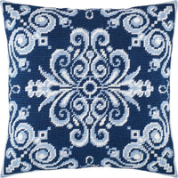 Tapestry Needlepoint pillow kit "Tehran" DIY Printed canvas - DIY-craftkits