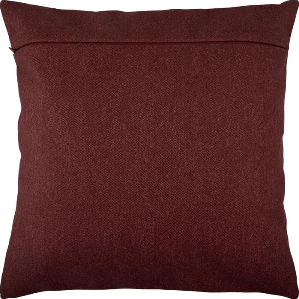 Universal back for DIY pillow 40x40 cm (16"x16") Color Red - DIY-craftkits
