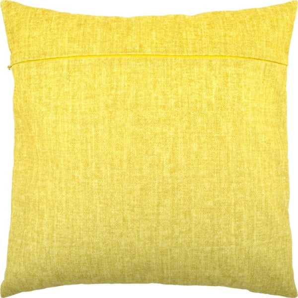 Universal back for DIY pillow 40x40 cm (16"x16") Color Yellow - DIY-craftkits