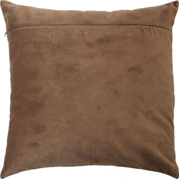 Universal Velvet back for DIY pillow 40x40 cm (16"x16") Color Brown - DIY-craftkits