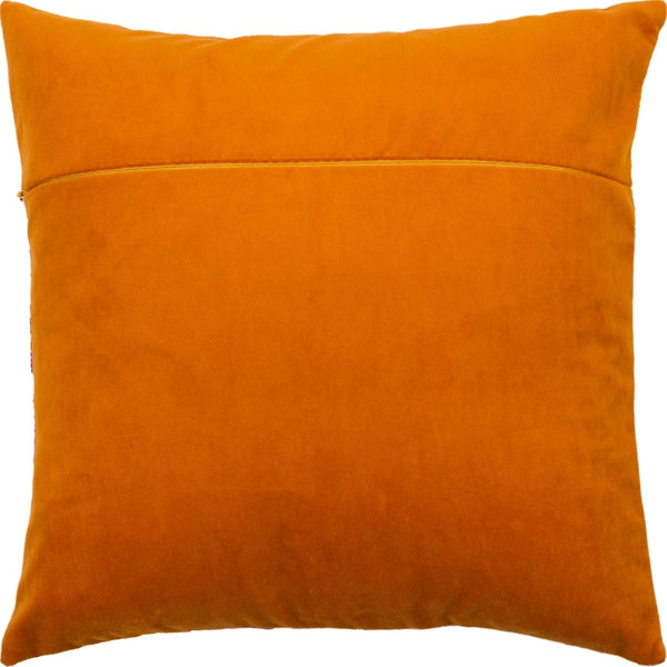 Universal Velvet back for DIY pillow 40x40 cm (16"x16") Color Orange - DIY-craftkits