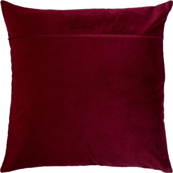 Universal Velvet back for DIY pillow 40x40 cm (16"x16") Color Bordeaux - DIY-craftkits