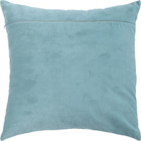 Universal Velvet back for DIY pillow 40x40 cm (16"x16") Color Light blue - DIY-craftkits